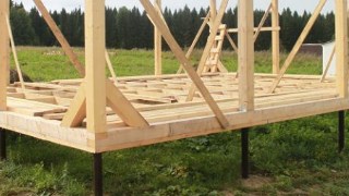 Сарай на винтовых сваях или хозблок на сваях Люберцы цена от 2522 руб. / шт.